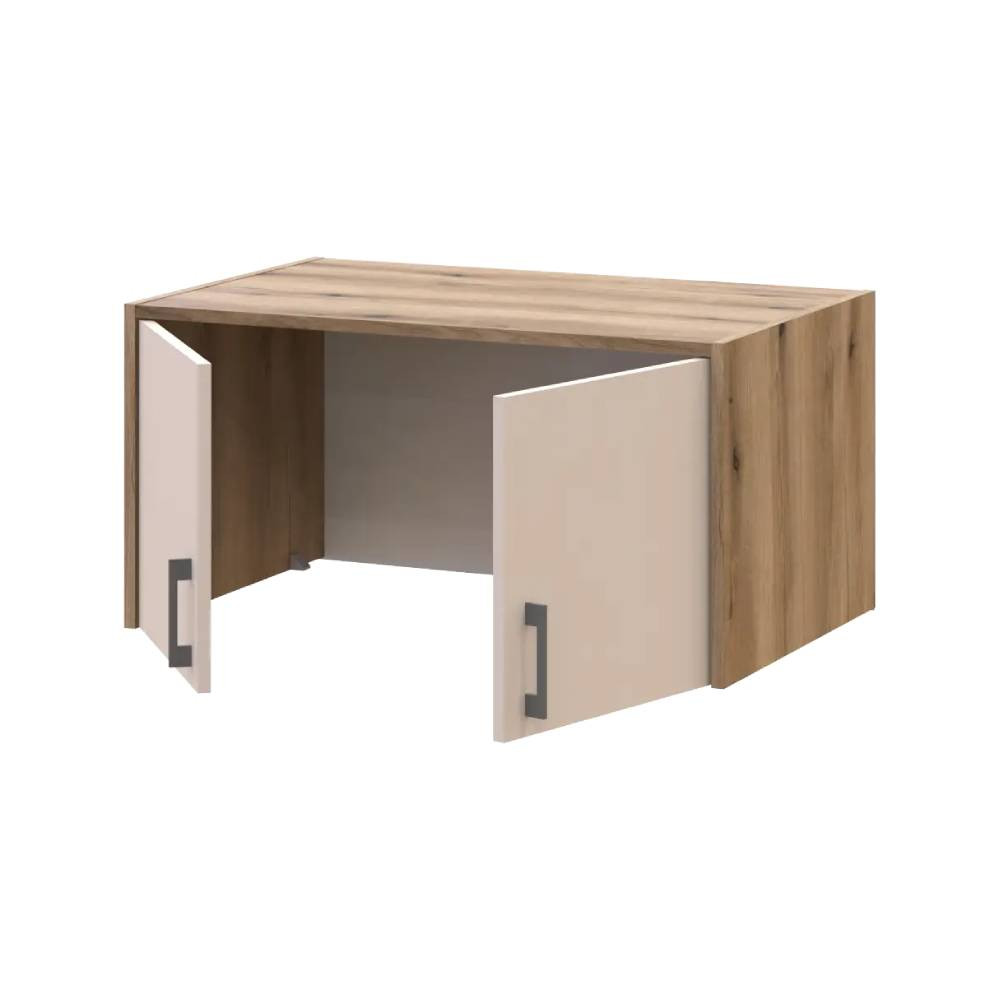 Шкаф для одежды Doros Ронди с антресолью и зеркалом Дуб Артизан/Кашемир 2ДСП 82х52х236 DRS-011678 (80737811) Львов - изображение 8