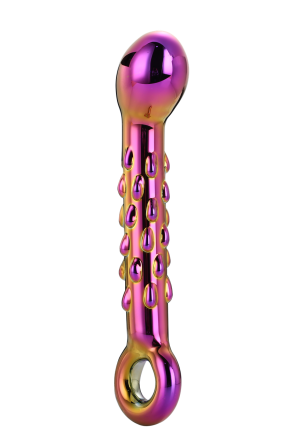 Dt21833 скляний фалоімітатор Dream Toys GLAMOUR GLASS RIBBED G-SPOT DILDO Sex Aura Київ