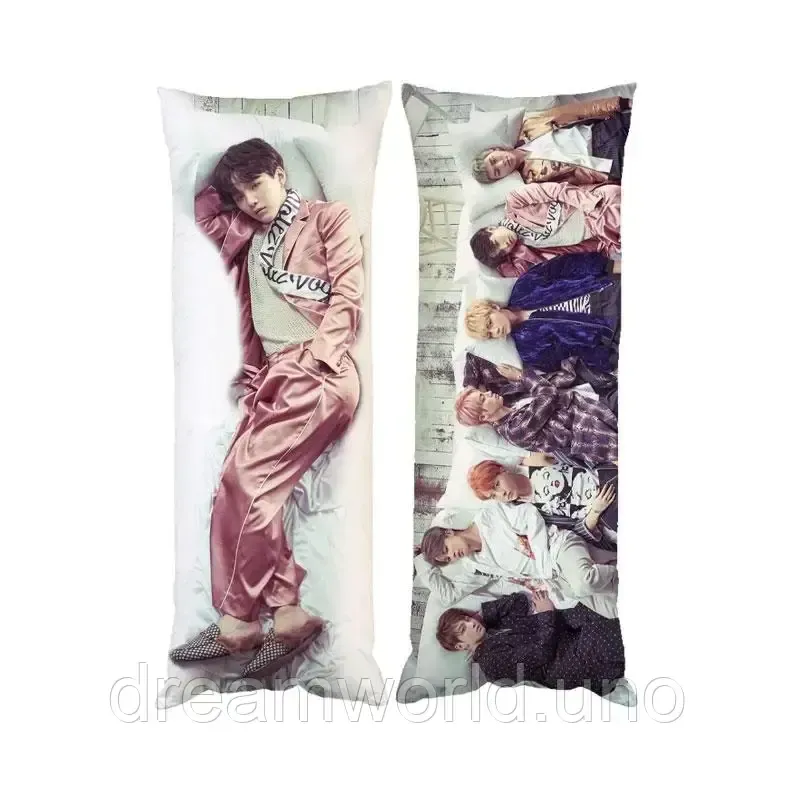 Подушка дакімакура BTS Шуга Мін Юнгі декоративна подушка для обіймання 60х200 Харків - фото 1