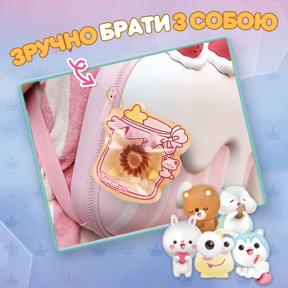 Набор для изготовления сквишей антистресов Таба лапок,детский набор для творчества 