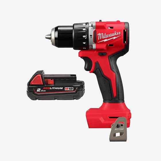 Дриль-шурупокрут з ударом акумуляторний MILWAUKEE, M18 BLPDRC-0, 60Нм (+акк., M18 B2 (2Aг)) Одесса