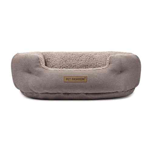 Лежак Pet Fashion BRIG для собак кавовий, 58*48*20 Киев