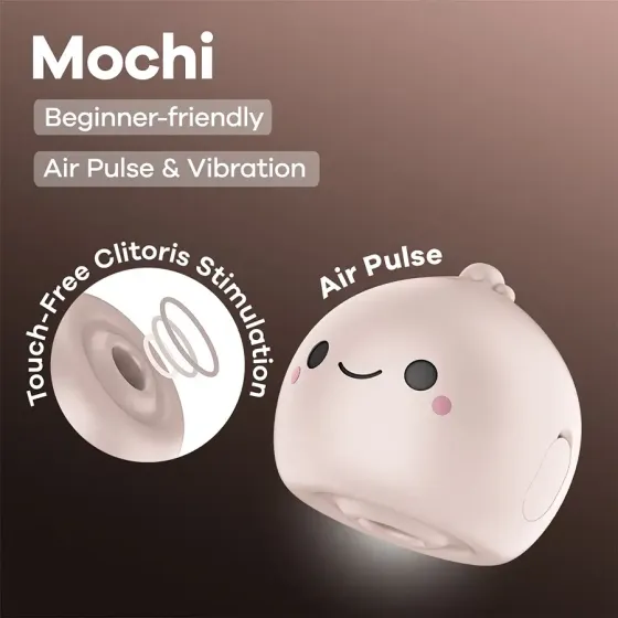 Вакуумний кліторальний стимулятор Satisfyer Mochi Beige Львов