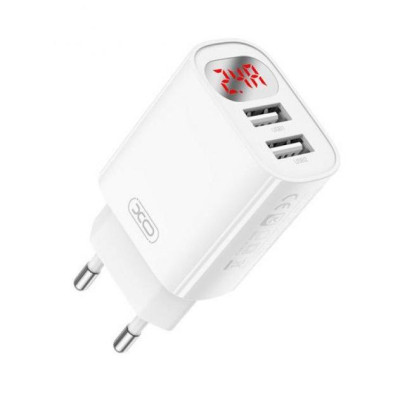 Зарядний пристрій XO L95 (2USB/2.4A) + USB - Lightning White (XO-L95-L) Вінниця - фото 3