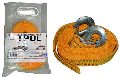 Трос 3Т х46мм х6м ТР-207-3-1 гачок/сумка Вінниця - фото 1