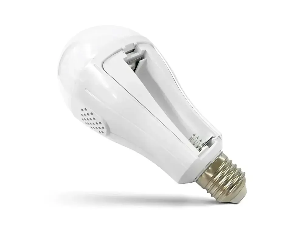 Лампа діодна акумуляторна E27 20Вт 2 акумулятора 18650 для кемпінгу Одеса - фото 4