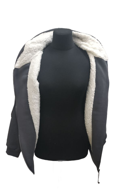 Женская кофта на меху Графитовый 42/46 Харьков - изображение 4