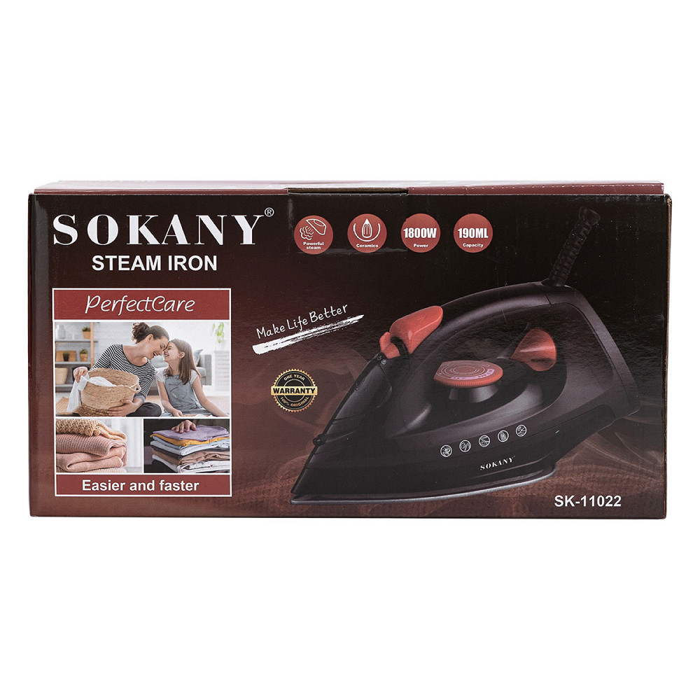 Sokany Ручна праска для одягу Sokany парова 1800 Вт SK-11022 Киев - изображение 4