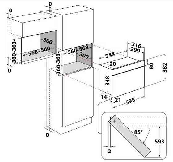Мікрохвильовка Whirlpool MBNA900X микроволновка. Київ