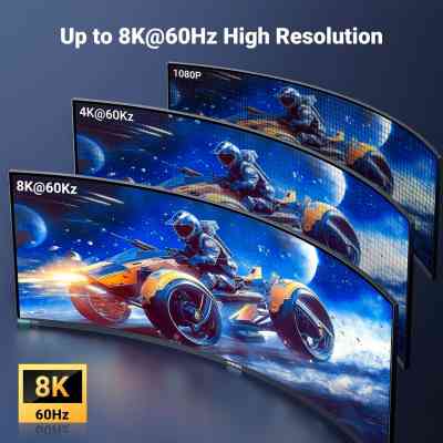 Кабель мультимедийный HDMI M to HDMI micro M 2.0m V2.1 8K60Hz HD164 black Ugreen (15517) Винница