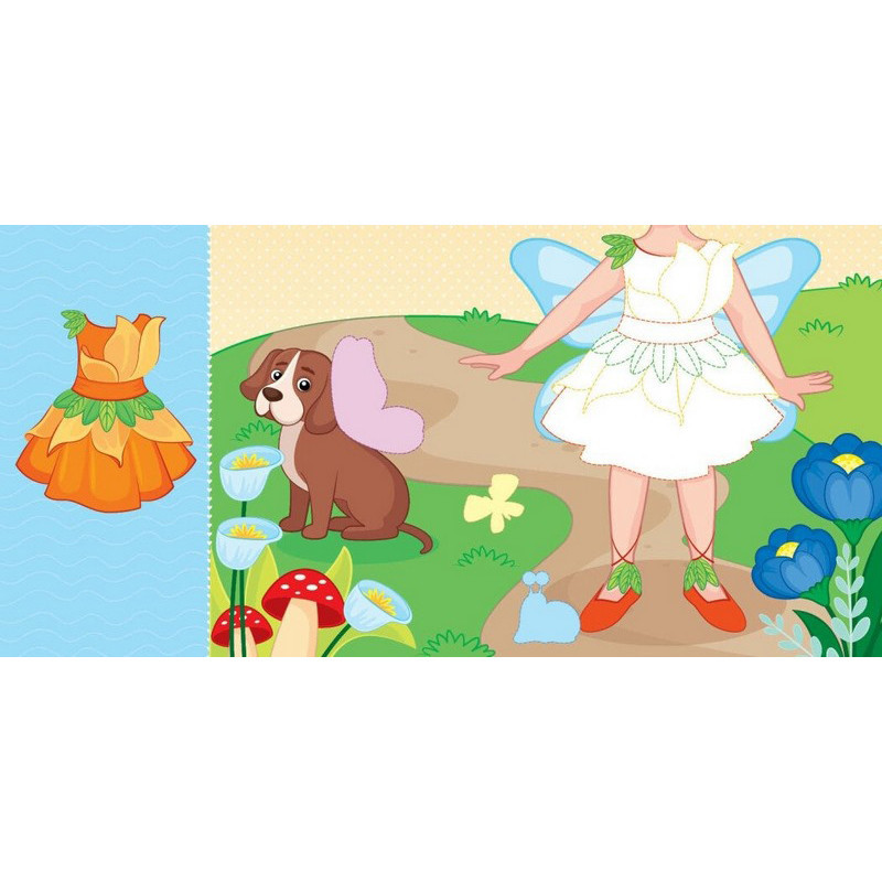 Дитяча книжка з наклейками Одягни ляльку "Модниця Аліса на карнавалі" 615010 Вінниця - фото 3