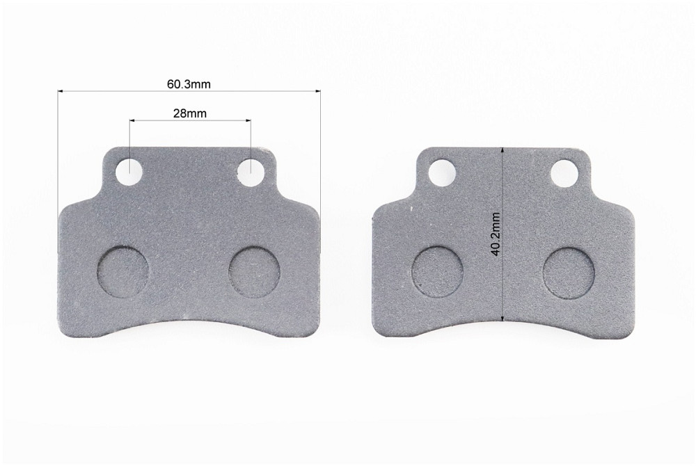 Гальмівні колодки (дискові) "півмісяць" Viper - RACE/FKEEWAY- Focus 50/KYMCO Heroism-125/Matrix-125/CPI- Argon 50, к-кт 2шт Київ - фото 2