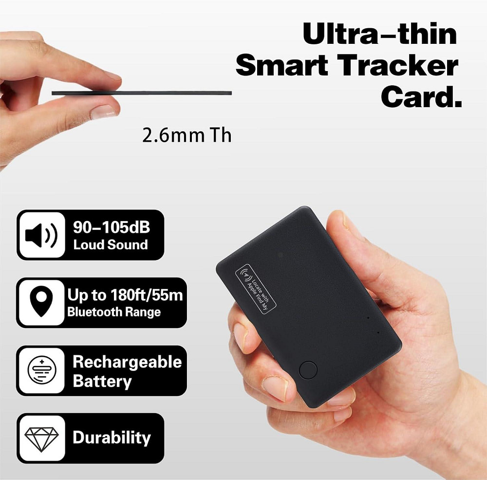 Тонка карта трекер для гаманця Smart Card HB12 Луцк - изображение 3