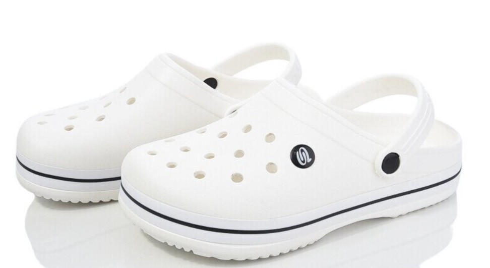 Кроки чоловічі білі сабо Медичне взуття "Прогрес Crocs" з великими дірками crocs чоловічі літні Одеса - фото 13