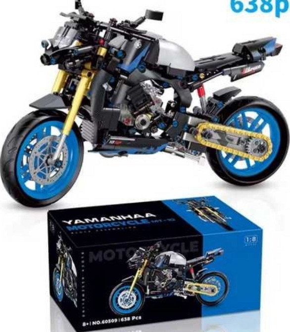 Мотоцикл Yamaha MT-10 SP LEGO 638 pcs в подарочн. Киев - изображение 8