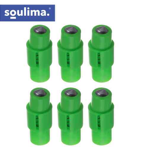 Набор китайских вакуумных банок для массажа без огня 12 шт с помпой Soulima (27292) Нововолынск