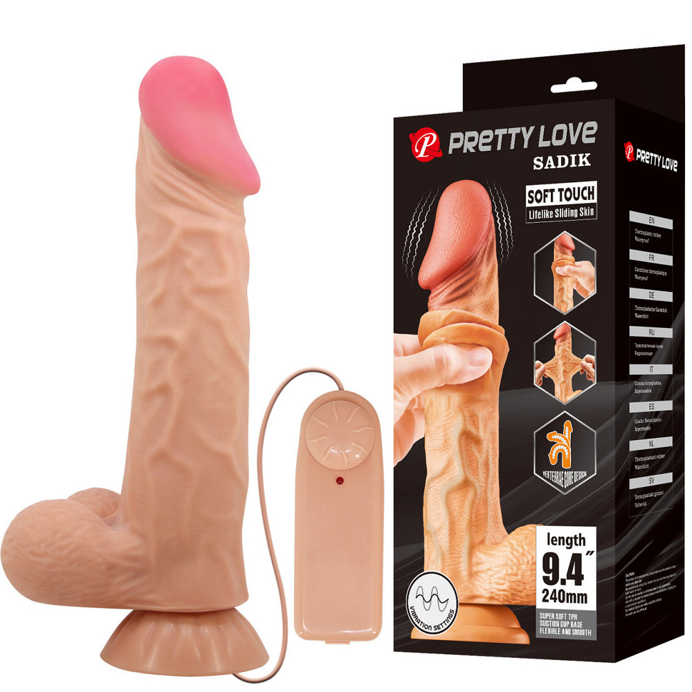 Вибратор - Pretty Love Sliding Skin 9.4