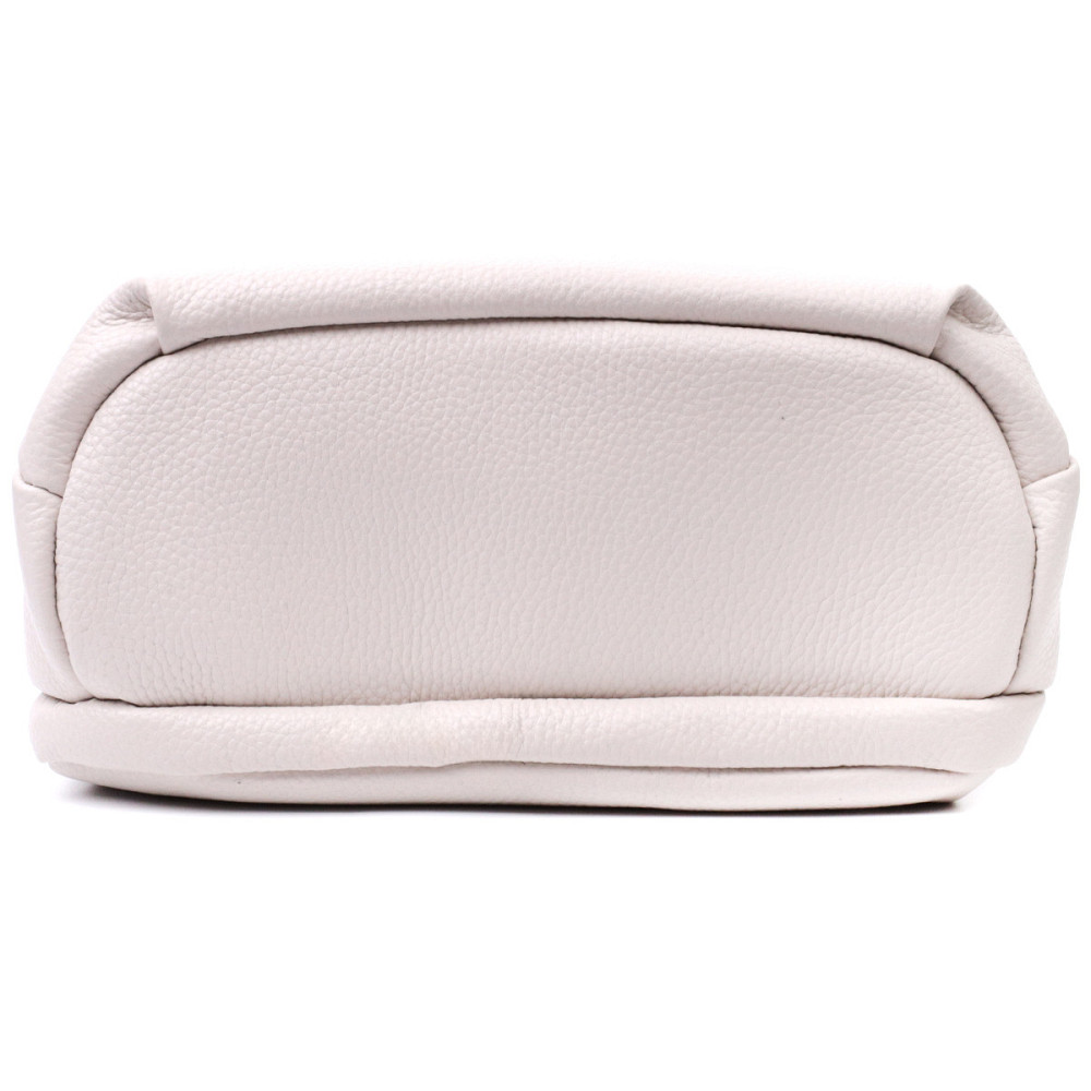 Элегантная сумка на два отделения из натуральной кожи Vintage 22593 Белый Киев - изображение 6