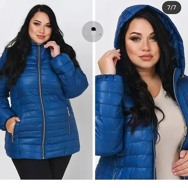 Жіноча подовжена демісезонна куртка великих розмірів.Куртка весна-осінь жіноча.  52-72р Київ - фото 5