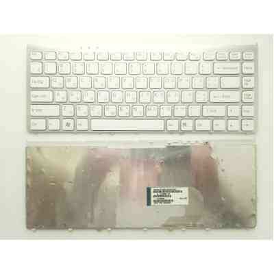 Клавіатура ноутбука Sony VGN-FW series белая UA (A43345) Вінниця