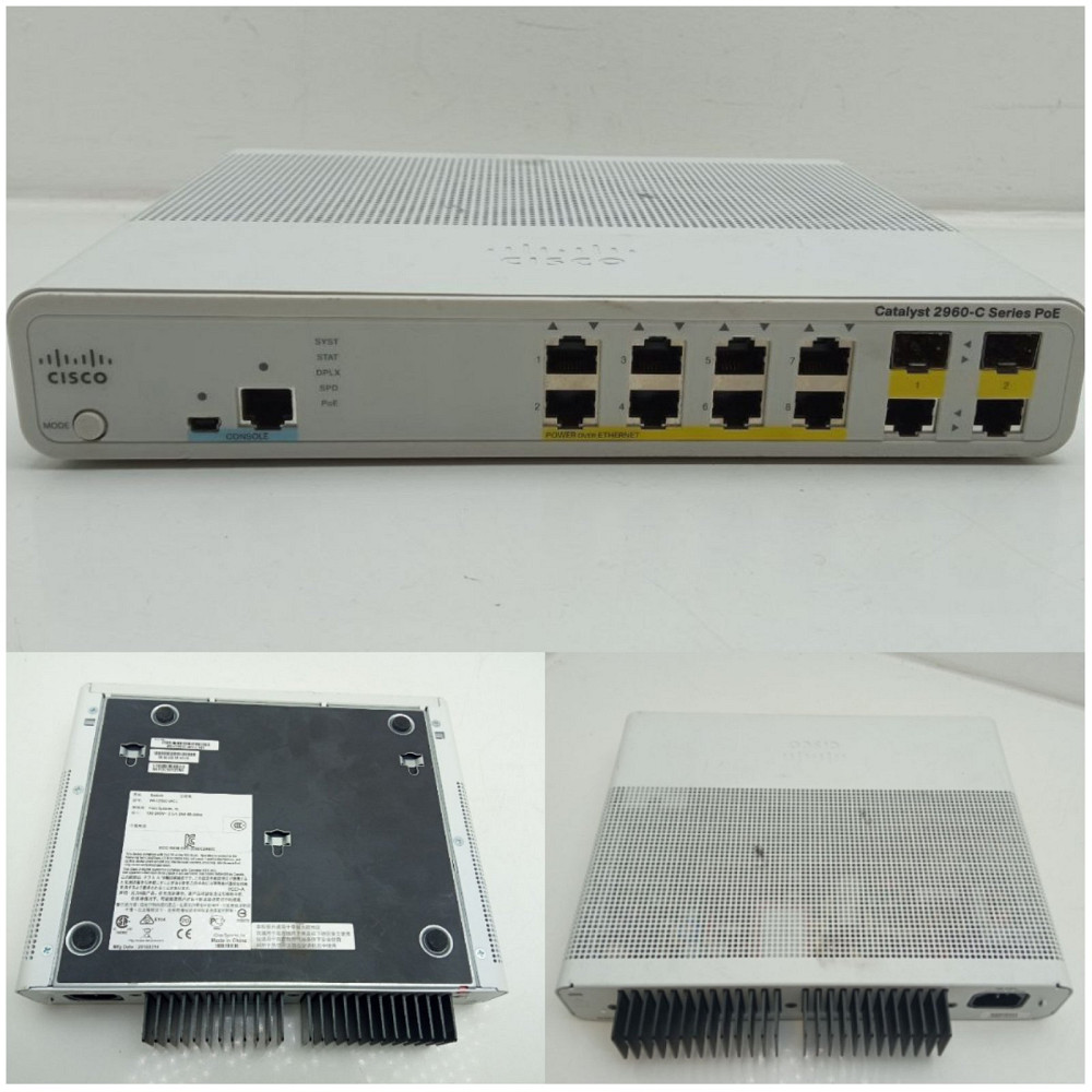 Комутатор керований Cisco Catalyst 2960-C Series PoE Switch WS-C2960C-8PC-L (Б клас) Луцьк - фото 1