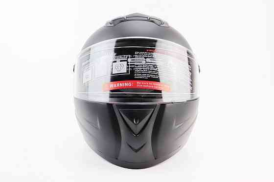 Шолом інтеграл, закритий+окуляри BLD-М61 S (55-56см), ЧОРНИЙ матовий Киев