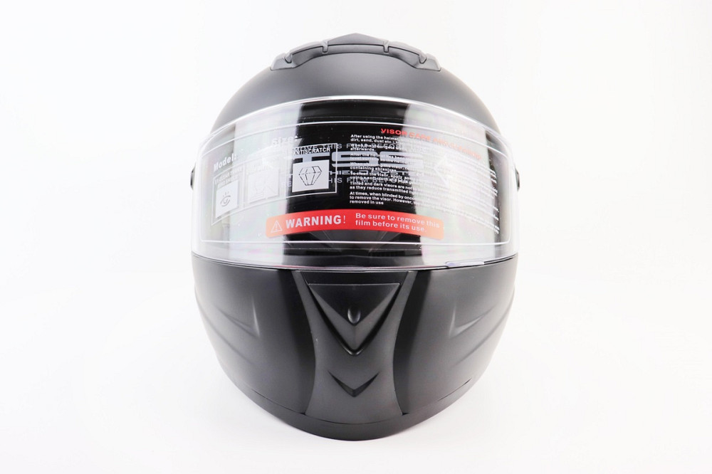 Шолом інтеграл, закритий+окуляри BLD-М61 S (55-56см), ЧОРНИЙ матовий Киев - изображение 5