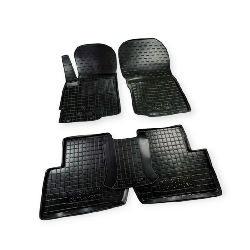 Килимки Mitsubishi Outlander (2012-2020) борт 2,5 см, з перемичкою салону Мукачево - фото 1