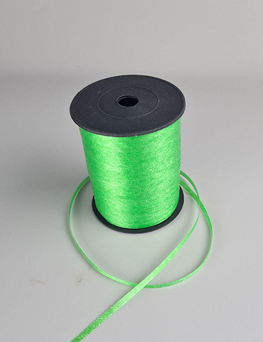 Стрічка для повітряних куль і подарунків 300 метрів зелена (1 пачка) Харків - фото 2