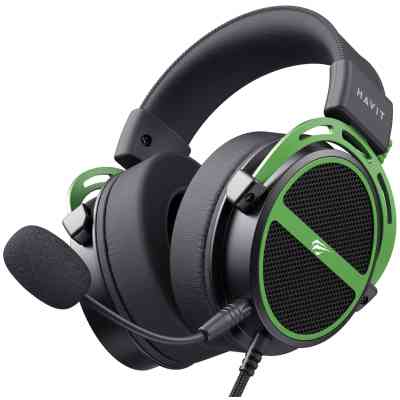 Навушники Havit HV-H2030E Black/Green (6939119067076) Вінниця