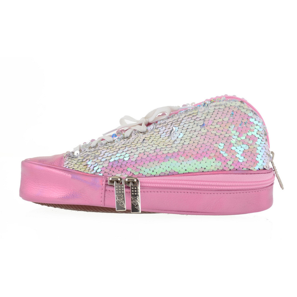 Пенал м'який "Yes" TP-24 532723 ''Sneakers with sequins'' pink, шт Київ - фото 1