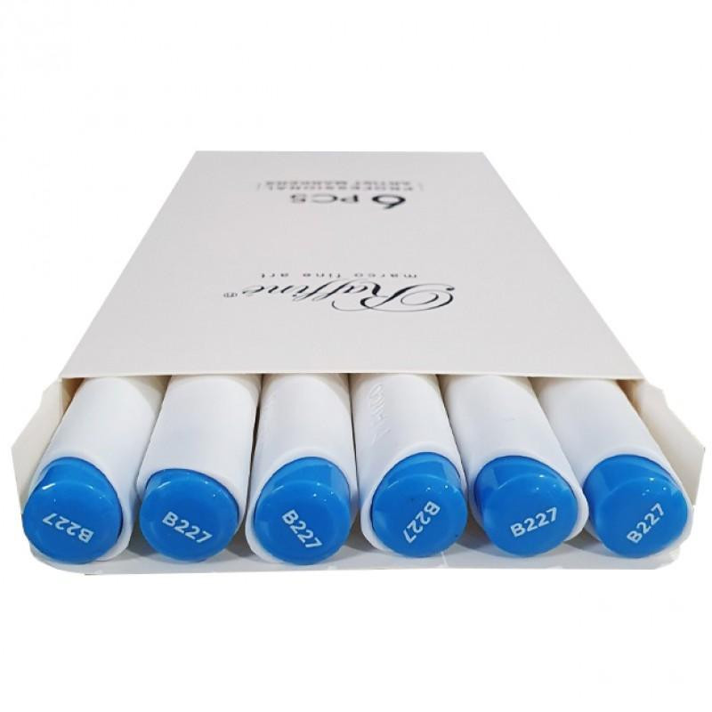 Скетч-маркер двосторонній "Marco" Raffine Indian blue (B227) 7800-6CB, шт Київ - фото 1