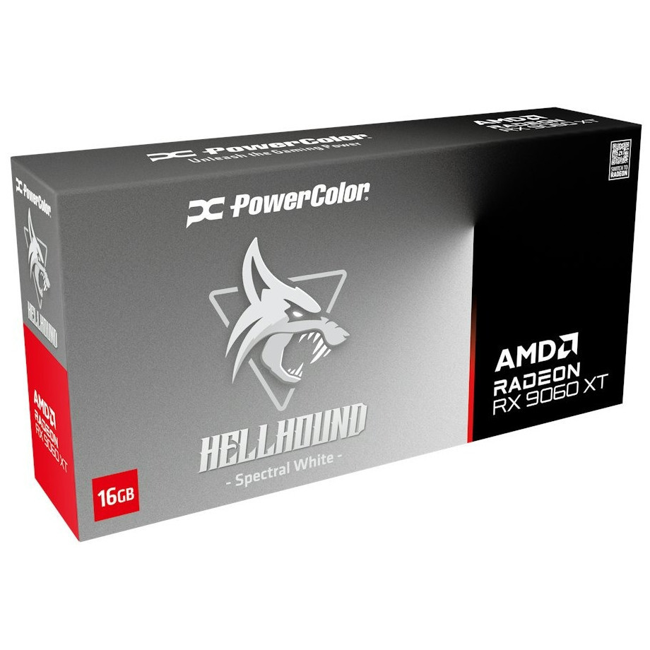 Відеокарта AMD Radeon RX 9060 XT 16 GB GDDR6 Hellhound Spectral White PowerColor (RX9060XT 16G-L/OC/WHITE) ( white ) Харків - фото 9