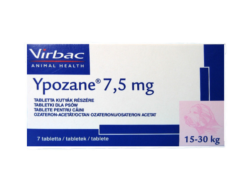 Таблетки для собак Ипозан Ypozane L 7.5 мг весом от 15 до 30 кг (7 таблеток), Virbac Винница - изображение 1