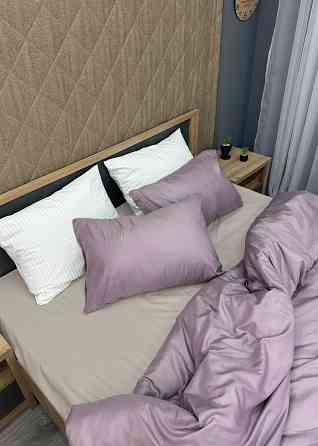 Комплект постельного белья, Decorator Nirvana Евро 200х215 лиловый с бежевым (88-030) Киев