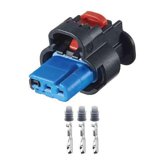 Разъем коннектор 3-кон., Катушка Зажигания, Дат, Парковки, 1-2296695-1, 1-2203771-1, 2203771-1, Audi, BMW, Bugatti, Ford 40481 Киев