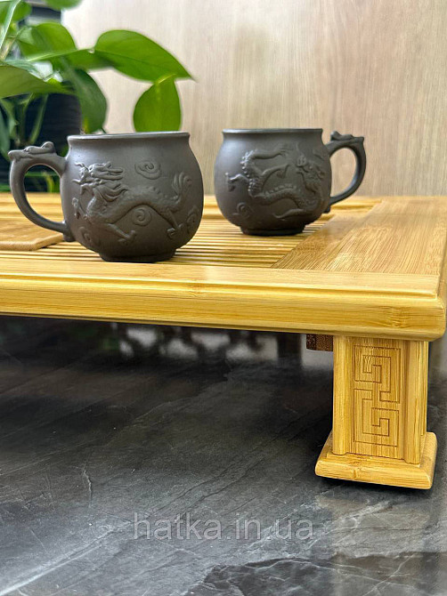 Набор кружек 2 шт для чая исинская глина 200 мл 