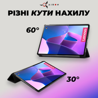 Чохол до планшета AirOn Premium Lenovo Tab P12 Pro + Film black (4822352781108) Вінниця - фото 2