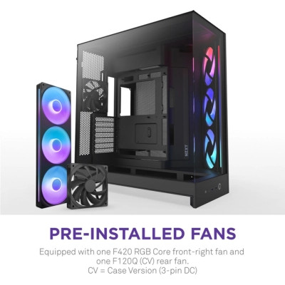 Корпус NZXT H9 Flow RGB Dual-Chamber All Black (CM-H92FB-R1) Вінниця - фото 3