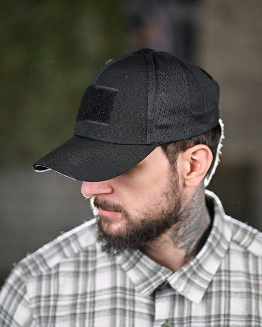 Тактична Бейсболка сітка чорна ДЛ6502 Одеса - фото 1