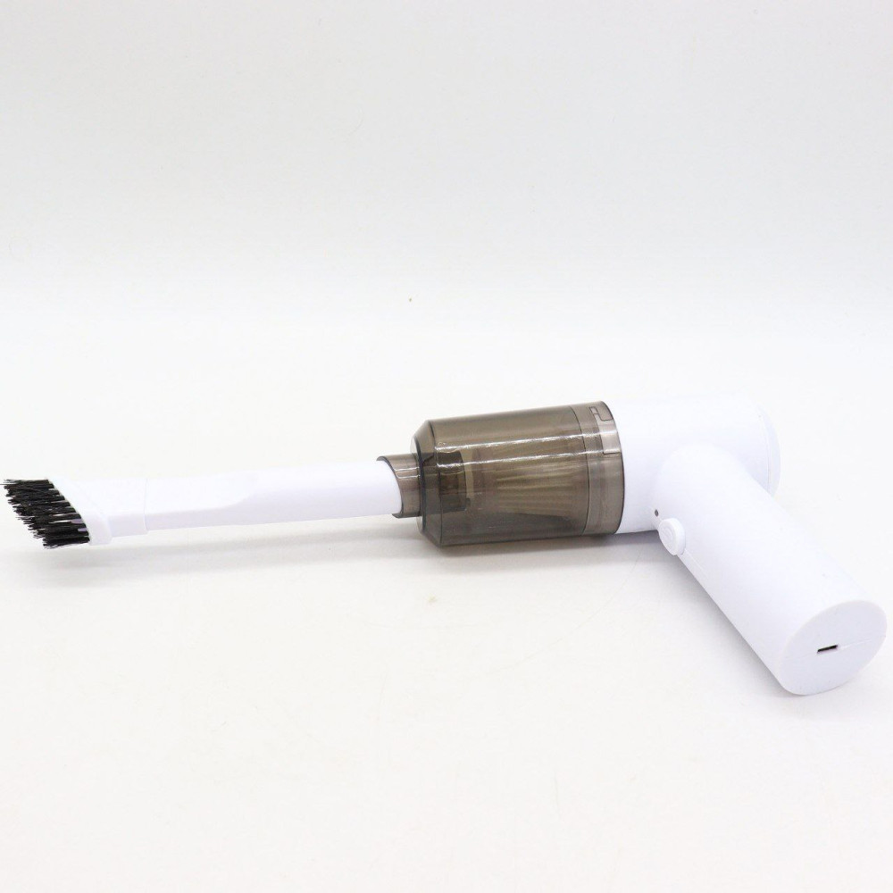 Автомобильный пылесос от прикуривателя 2в1, 120Вт, Vacuum cleaner, Белый / Автопылесос с насадками и диодом подсветки Киев - изображение 8