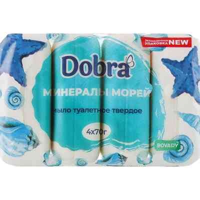 Тверде мило Dobra Мінерали морів 4 x 70 г (4820195503966) Вінниця