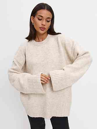 Женский базовый оверсайз свитер машинная вязка Одесса