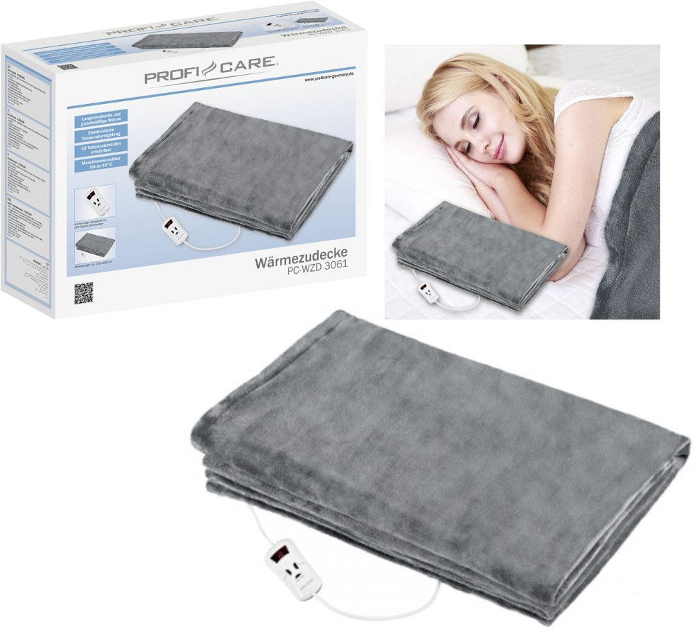 Електрична Ковдра 175х130 см 10 рівнів температури з таймером ProfiCare PC-WZD (3061) Потужність 180 Вт Нововолинськ - фото 1
