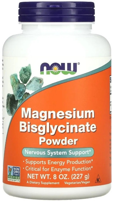 Магній бісгліцинат Now Foods  Magnesium Bisglycinate 227 г Київ - фото 1