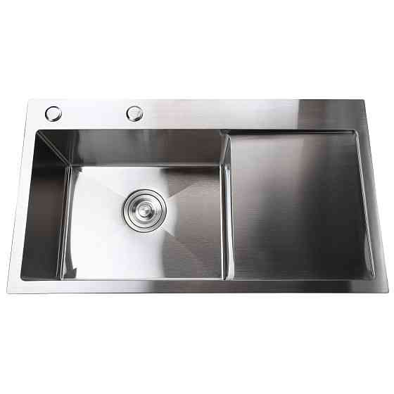 Мийка кухонна з полицею 3mm 780х430 Сатин 7843HS Mira Київ