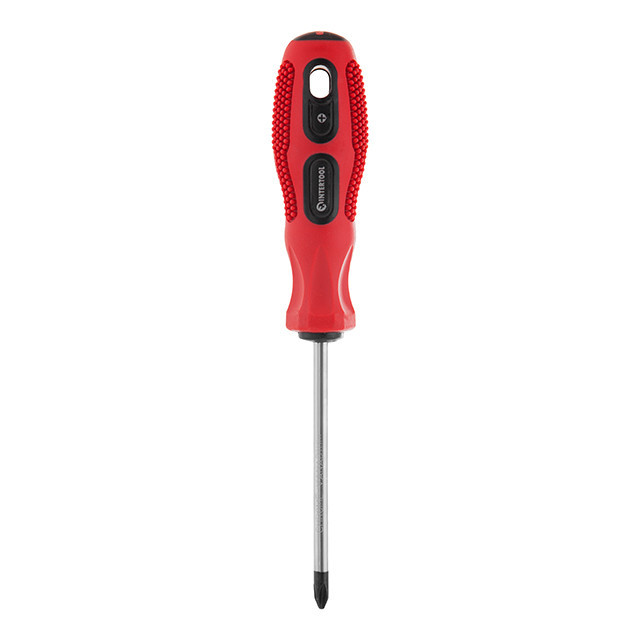 Викрутка хрестова, PH2×100 мм, Cr-V INTERTOOL VT-3143 Киев - изображение 3