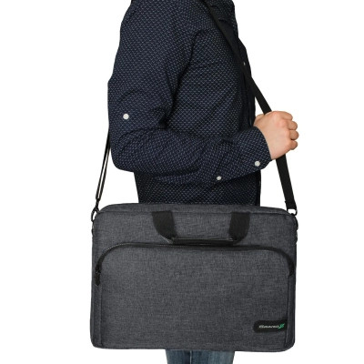 Сумка для ноутбука Grand-X 14'' SB-148 soft pocket Dark Grey (SB-148D) Винница - изображение 9