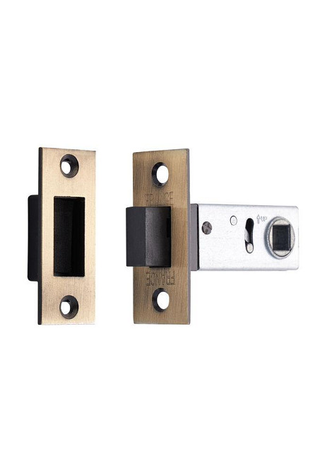 Заскочка магнытна для міжкімнатних дверей Gavroche GR 100M AB бронза зі зворотньою планкою Київ - фото 1