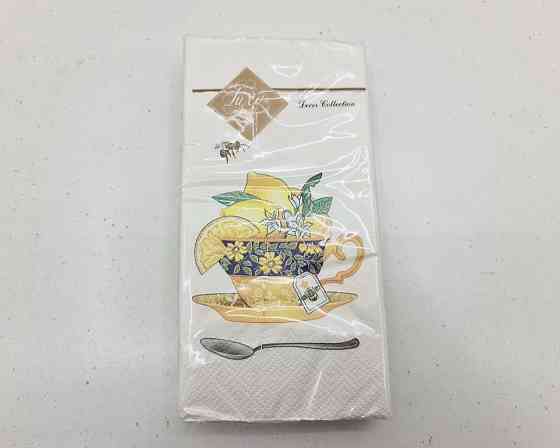 Бумажная салфетка мини (ЗЗхЗЗ, 10шт) Luxy MINI Чашка лимонов (2029) (1 пачка) Харьков